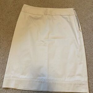 Brooks Brothers Cream Skirt